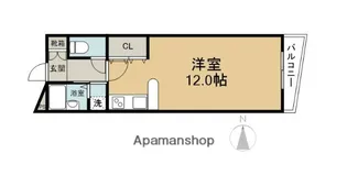 セゾン錦町【203号室】の間取り