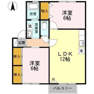 グレイスコート【2階】の間取り