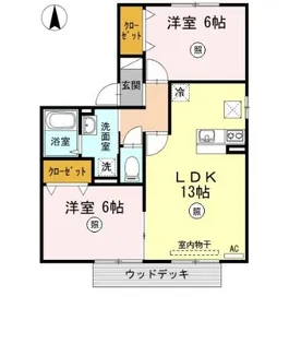 木もれびの杜 Ⅰ【1階】の間取り