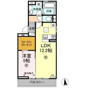 アルテ【1階】の間取り