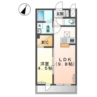 コスモタウン山の手【2階】の間取り