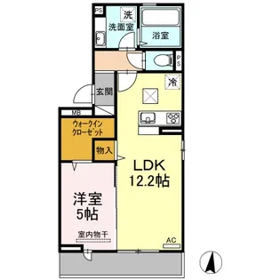 アン・シャトウⅡ【1階】の間取り