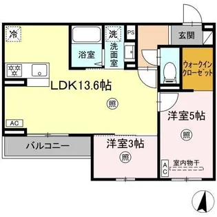 PREMILIFE萩原【3階】の間取り