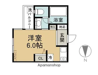 コーポ南春日【302号室】の間取り