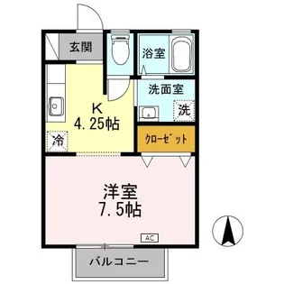 エミネンス【202号室】の間取り