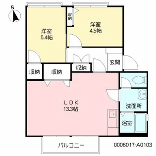 フレグランスSAWADA【1階】の間取り
