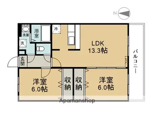 ADY・NEXT【203号室】の間取り