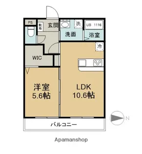 BLISS小池原【3階】の間取り