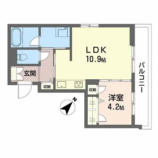 シャーメゾン アルメリア【3階】の間取り