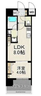 サンロージュ大分駅前【9階】の間取り