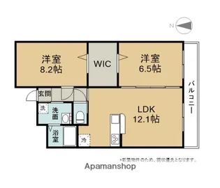 ソルト明野西【4階】の間取り