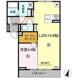 MERCI HAYA(メルシーハヤ)【3階】の間取り