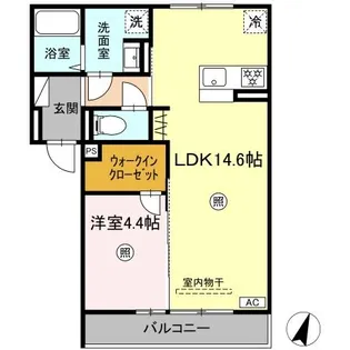 MERCI HAYA(メルシーハヤ)【2階】の間取り