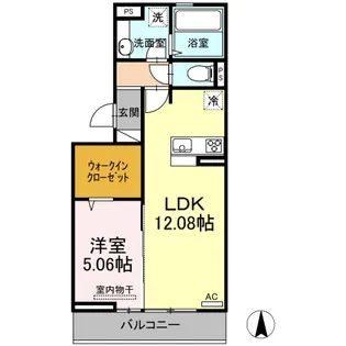 サンフローラ ローズ【3階】の間取り