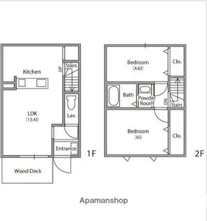 Y’S・リマールⅠ【1階】の間取り
