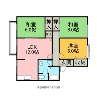 3LDKの間取り画像