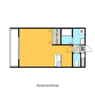 アパートAB【3階】の間取り