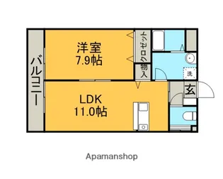 プレミール8番館【3階】の間取り