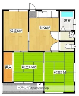 LEO−WAKABA Ⅰ【201号室】の間取り