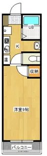 サンライズ若葉【2階】の間取り