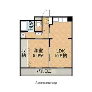 アイン都城【301号室】の間取り