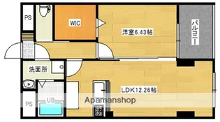 マグノリアコート【405号室】の間取り