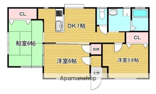 宮崎県都城市山之口町花木【一戸建】の間取り