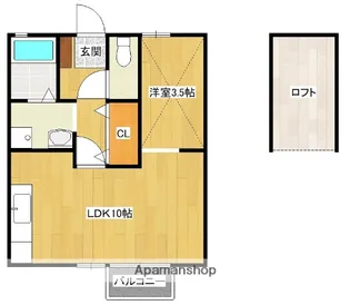 サニーコート(都城)【101号室】の間取り