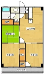 サンライズマツダⅡ【1階】の間取り