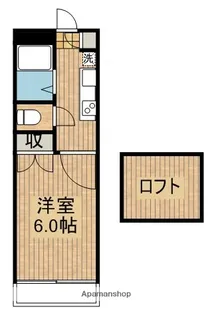 あいらんど花繰 B棟【212号室】の間取り