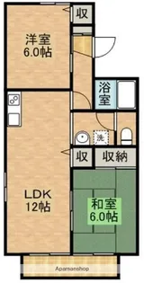 セジュールAYA【B-102号室】の間取り