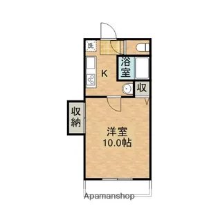 第8年見マンション【863号室】の間取り