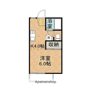 クレストコート A棟【202号室】の間取り