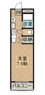 ダウンタウン益吉【207号室】の間取り