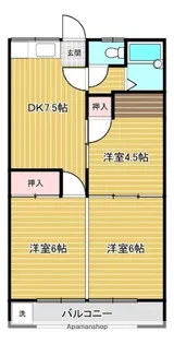 ガーデンR2【2階】の間取り
