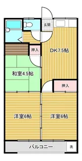ガーデンR2【2階】の間取り
