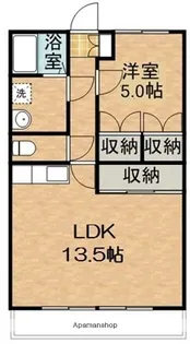 パークサイドビレッジ【302号室】の間取り