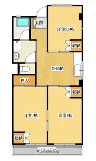 コーポ第一【503号室】の間取り