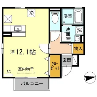 セジュールさくらDG【101号室】の間取り