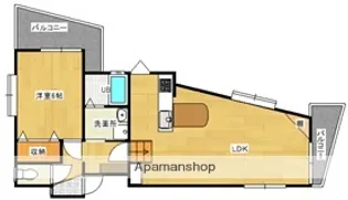 アンティックペットⅡ(川東)【2階】の間取り