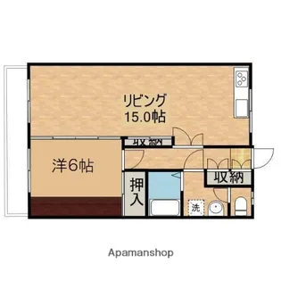 エクセレントハイツ【105号室】の間取り