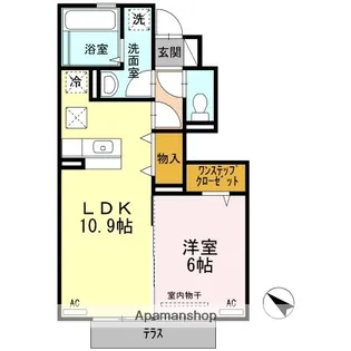 ボナール【1階】の間取り