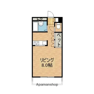 ラパン吉尾【303号室】の間取り