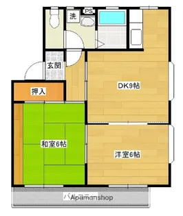サコマ志比田コーポ【2階】の間取り