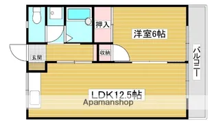 サンライトコーポ【203号室】の間取り