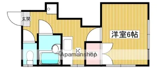 サンハイツ太陽【201号室】の間取り