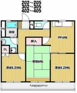 第3コウヨウビル【405号室】の間取り