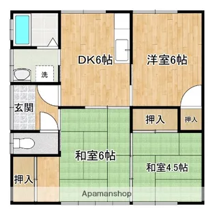 鹿児島県曽於市財部町下財部【一戸建】の間取り