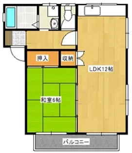 メゾン北原【1階】の間取り