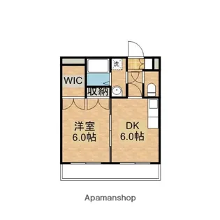 サンライズ南鷹尾【1ーB号室】の間取り